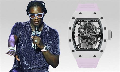 young thug richard mille watch|Young Thug fans think they’ve spotted his missing $1.7M Richard .